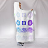 Spiritual Seven Chakras Unisex Hooded Blanket