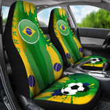 Brazil Soccer World Cup - Car Seat Covers Set Of 2