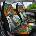 Mandala Elephant Head Car Seat Covers Set Of 2