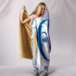 Moon Crescent and Sun Unisex Hooded Blanket