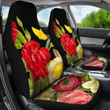 Floral Bouquet Car Seat Covers Set of 2