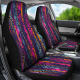 Multicolor Boho Car Seat Covers Set Of 2