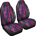 Multicolor Boho Car Seat Covers Set Of 2