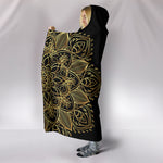 Golden Chakra Hooded Blanket