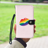 Pride Lips Universal Fit Wallet Phone Case