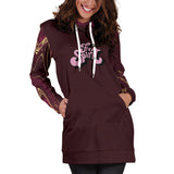 Free Spirit Marble Women's Hooded Dress